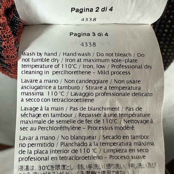 M Missoni Soft Knit Cap Sleeve Viscose Cotton Blend Top Size US 4  Stretch - Picture 8 of 9